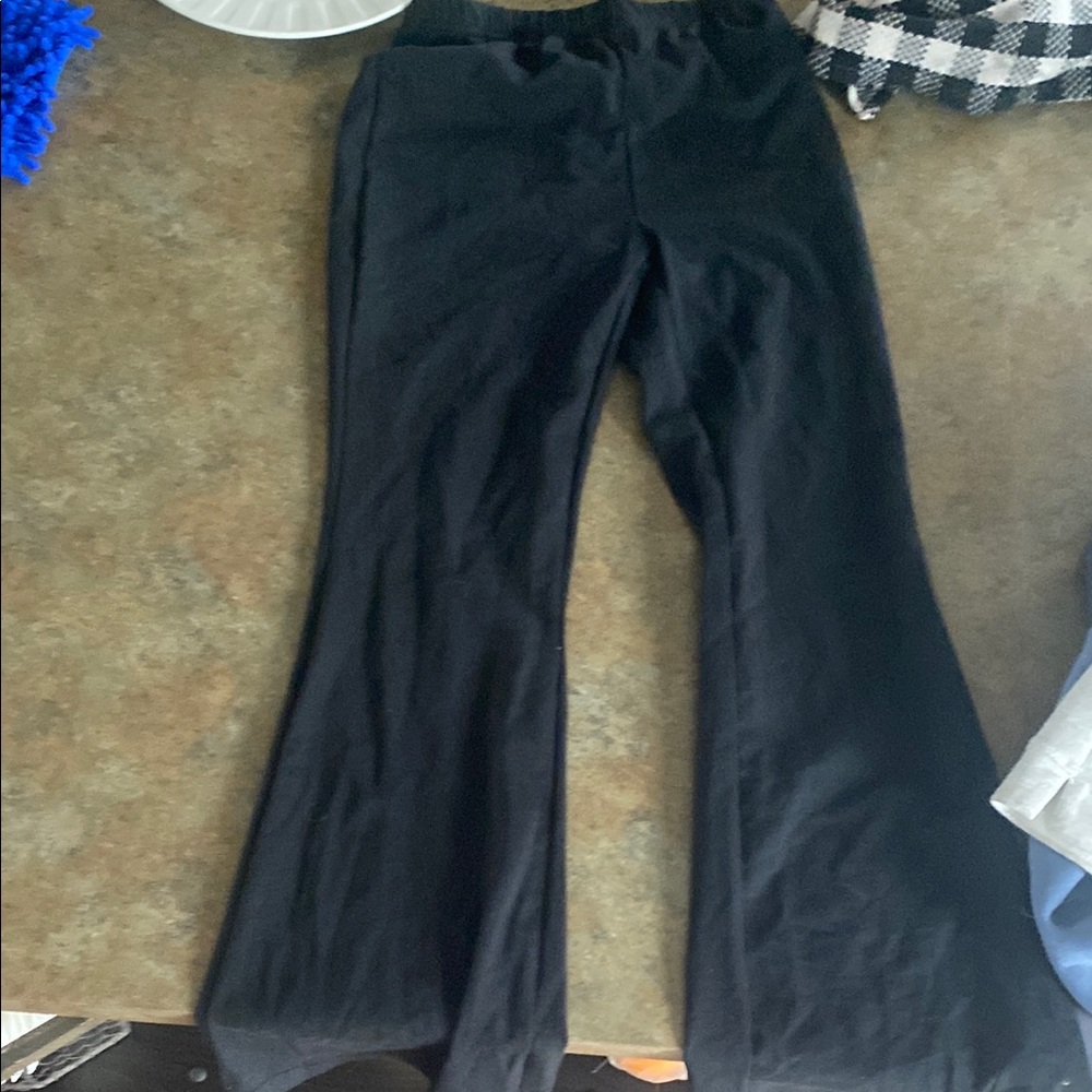 Black Flared Pants